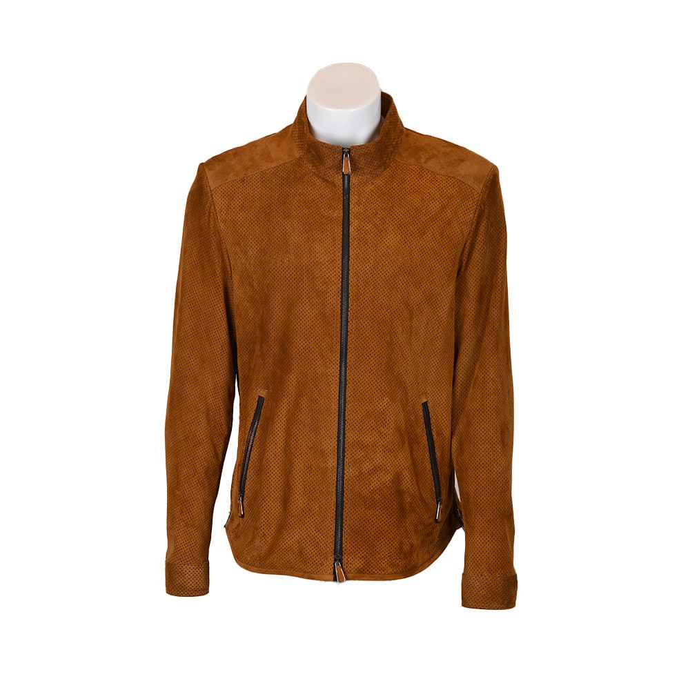 [MORE THAN LIKE]24FW☆SUEDE HALF JACKET - BROWN Designer fashion, Seoul-fully created | W Concept