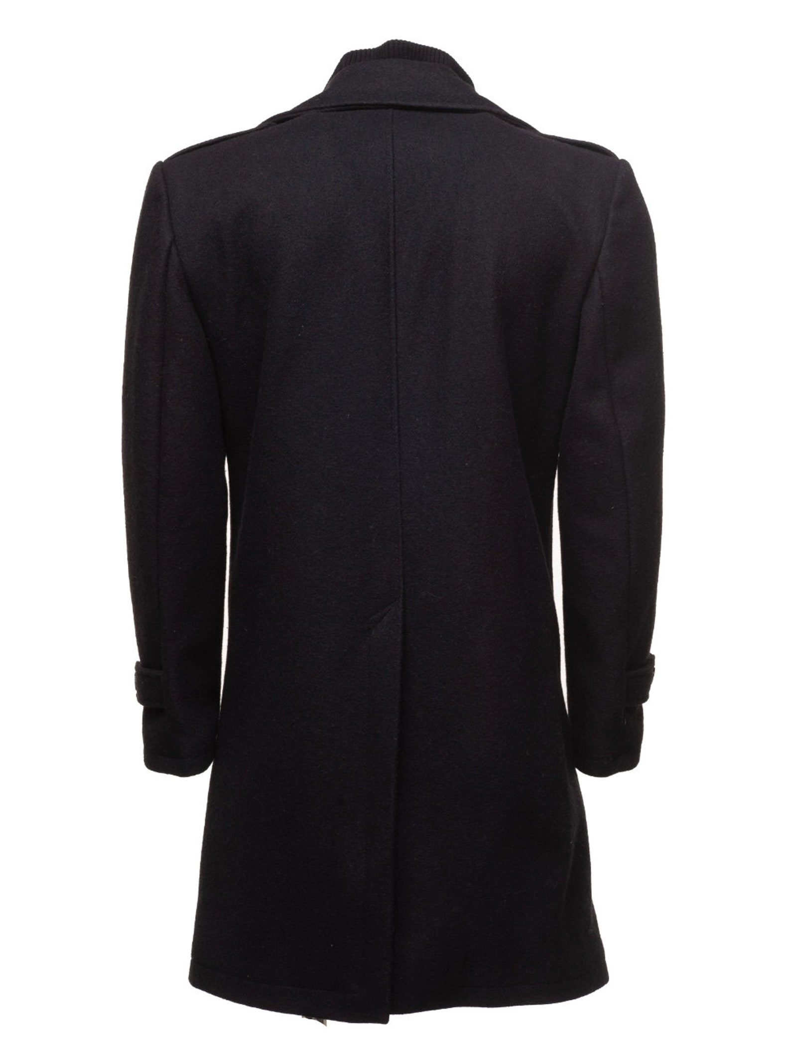 Black Wool 3/4 Length Trench Coat | Etsy