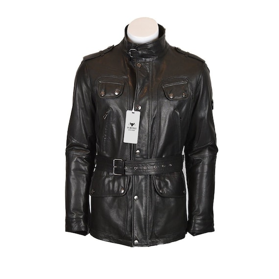 Sheep nappa shop leather jacket