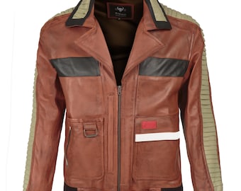 Inspired By Jedi Survivor Jacket, Cal Kestis cosplay Jacket Falls To The Dark Side Designed and Handcrafted by Ox and Bulls