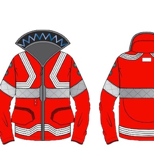 Customizable Cyberpunk Jacket – David Martinez Inspired LED Cosplay, Handmade image 5