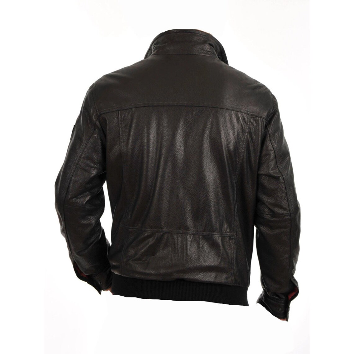 Black Leather Jacket With Collars Etsy UK