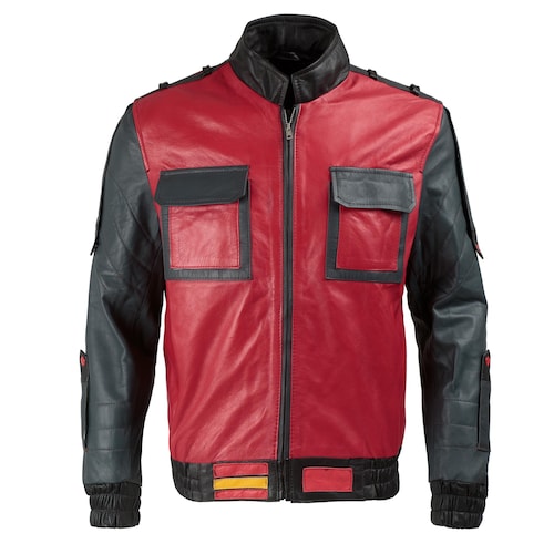 Handmade Marty Mcfly Leather Jacket, BTTF Inspired - Etsy Canada