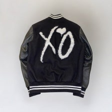 The Weeknd x H&M Varsity Satin Souvenir XO Bomber Jacket