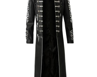 Handmade  Vergil from Devil May Cry Cosplay Coat