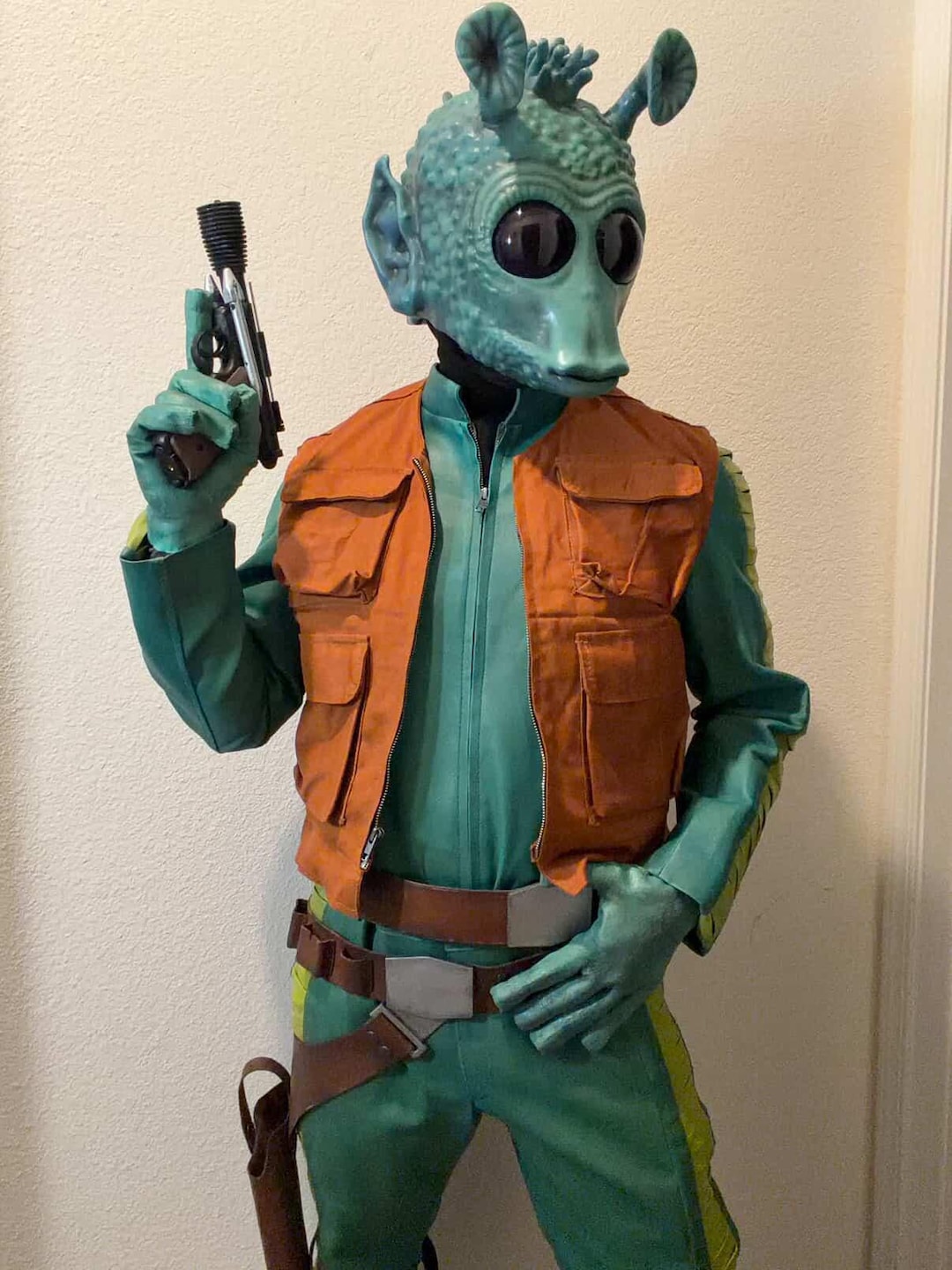 Alien Bounty Hunter Costume Suit | Sci-fi Cantina Outfit | Outer Rim ...