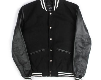 Weeknd Varsity Jacke Schwarz und Weiß Varsity Handmade Cosplay Individuell Anpassbar
