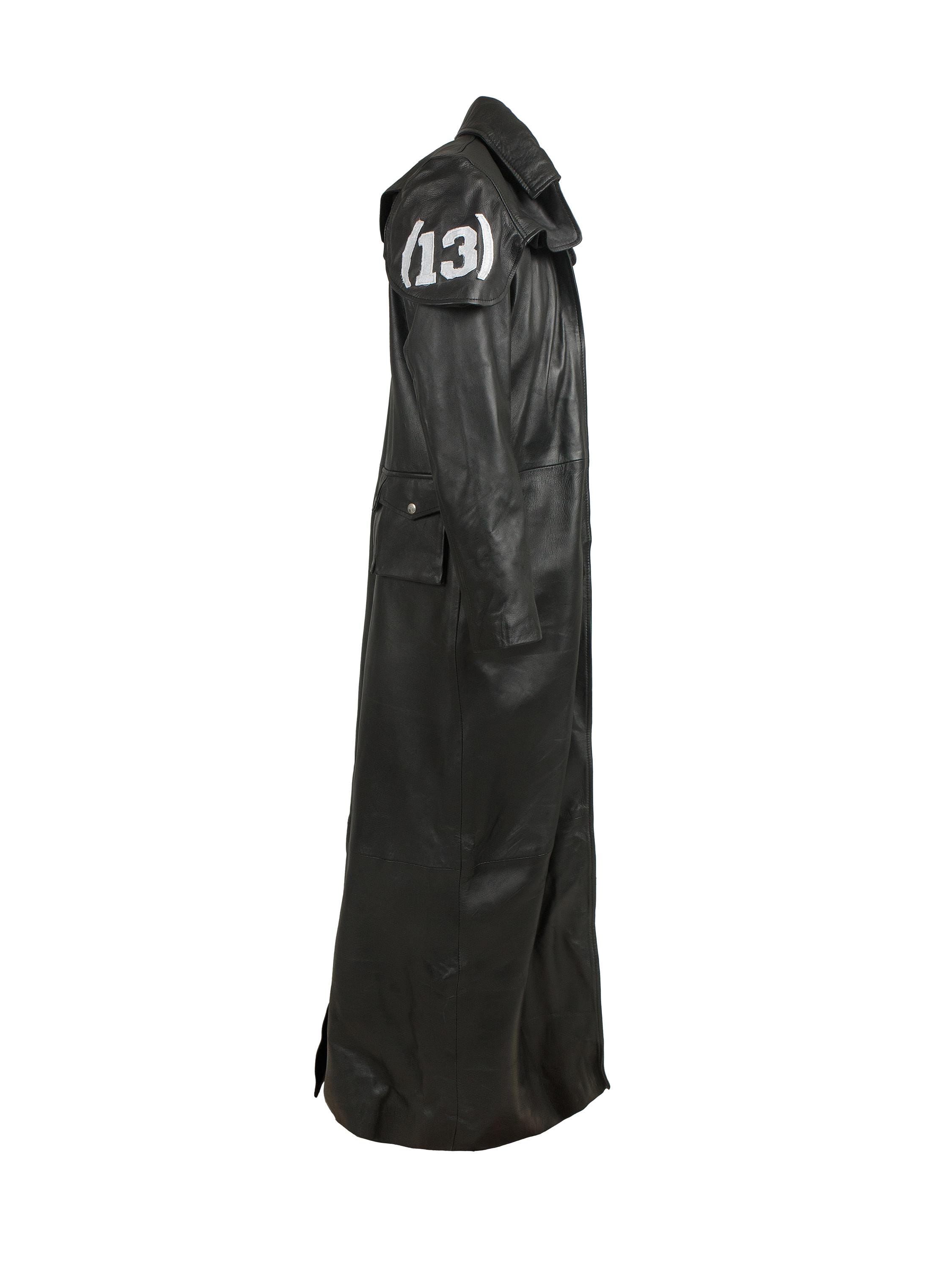 Handcrafted Fallout-inspired A7 Black Leather Duster | New Vegas NCR ...