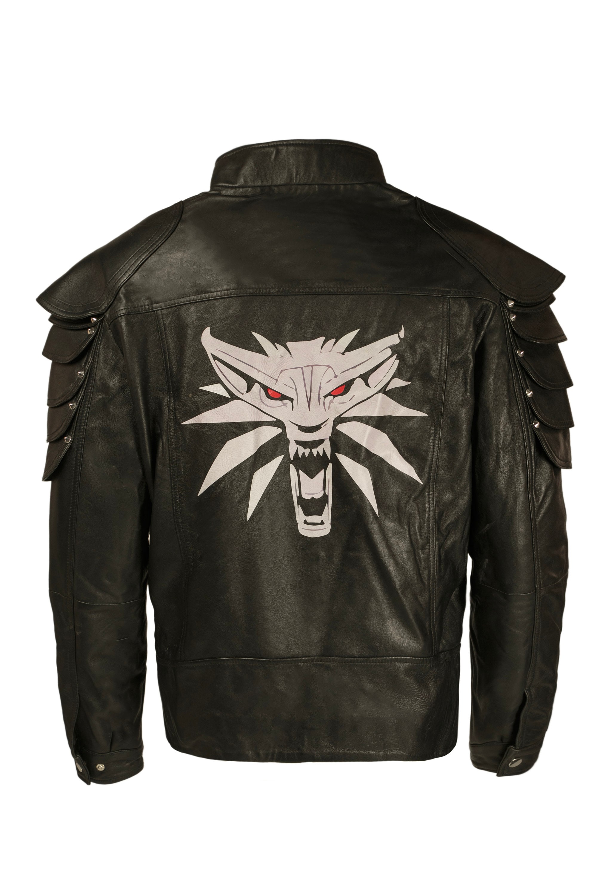 V's Samuraii Wolf School Leather Jacket for Cosplay V's Samuraii Wolf School Leather Jacket for Cosplay