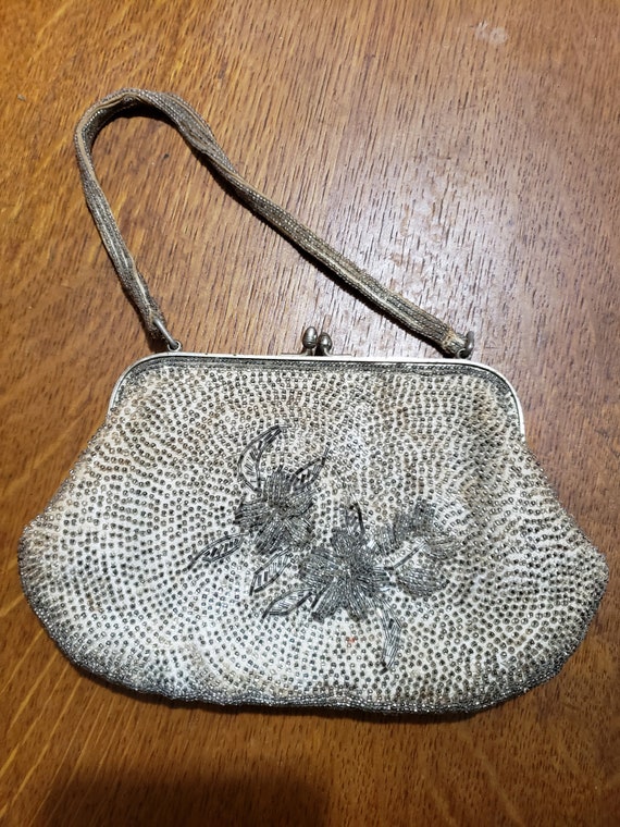 1930s' handmade beaded evening purse - image 2