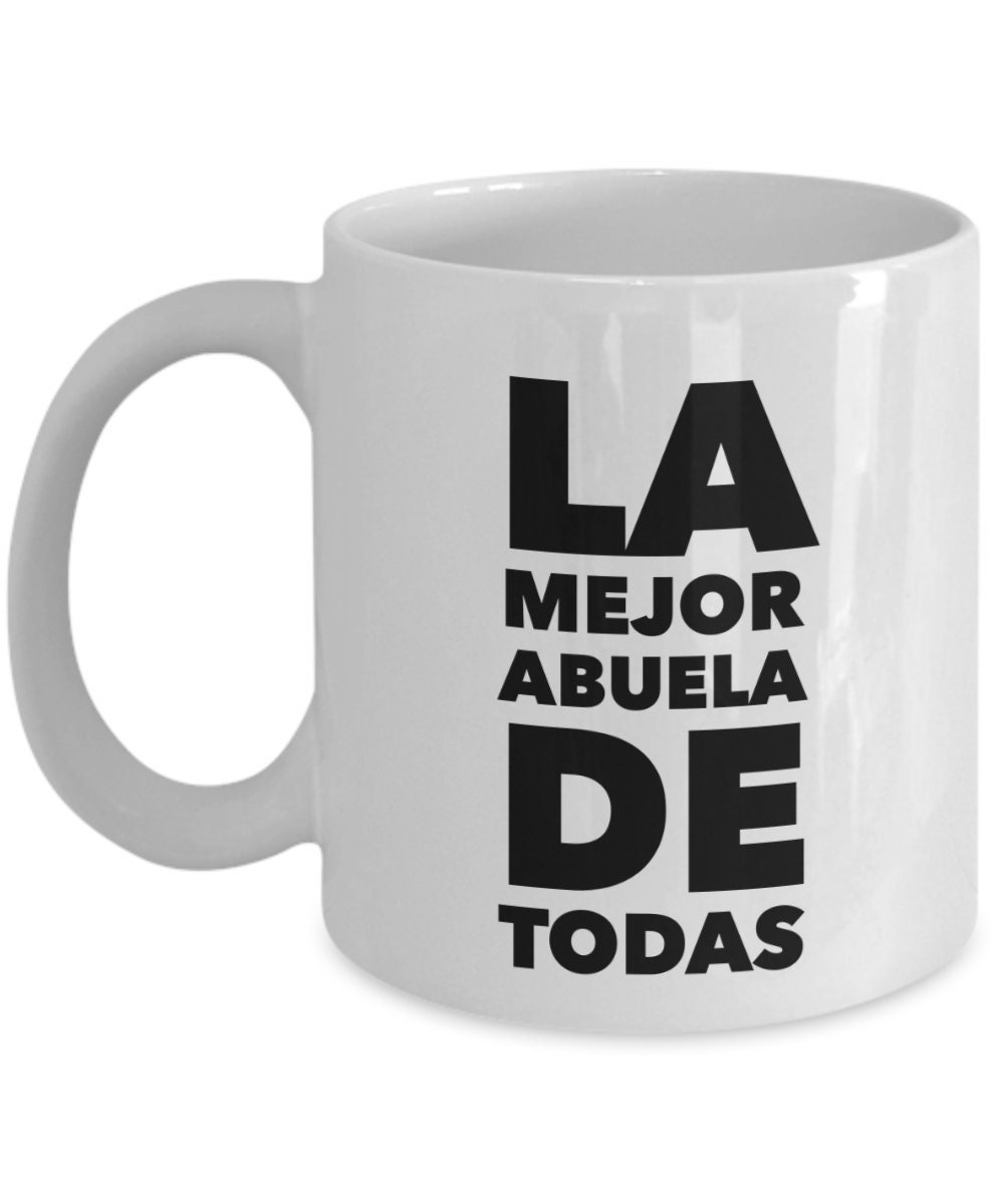 ABUELA MUG Spanish Coffee Mug Nana Coffee Cup Mimi Coffee Etsy UK