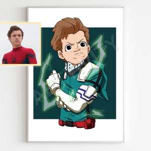 Niestandardowy portret anime, portret pary, portret pary anime, kamenriderv3, sztuka cyfrowa