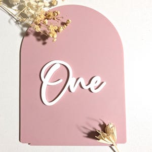 Acrylic Wedding Table Numbers: Laser Cut Party Decor