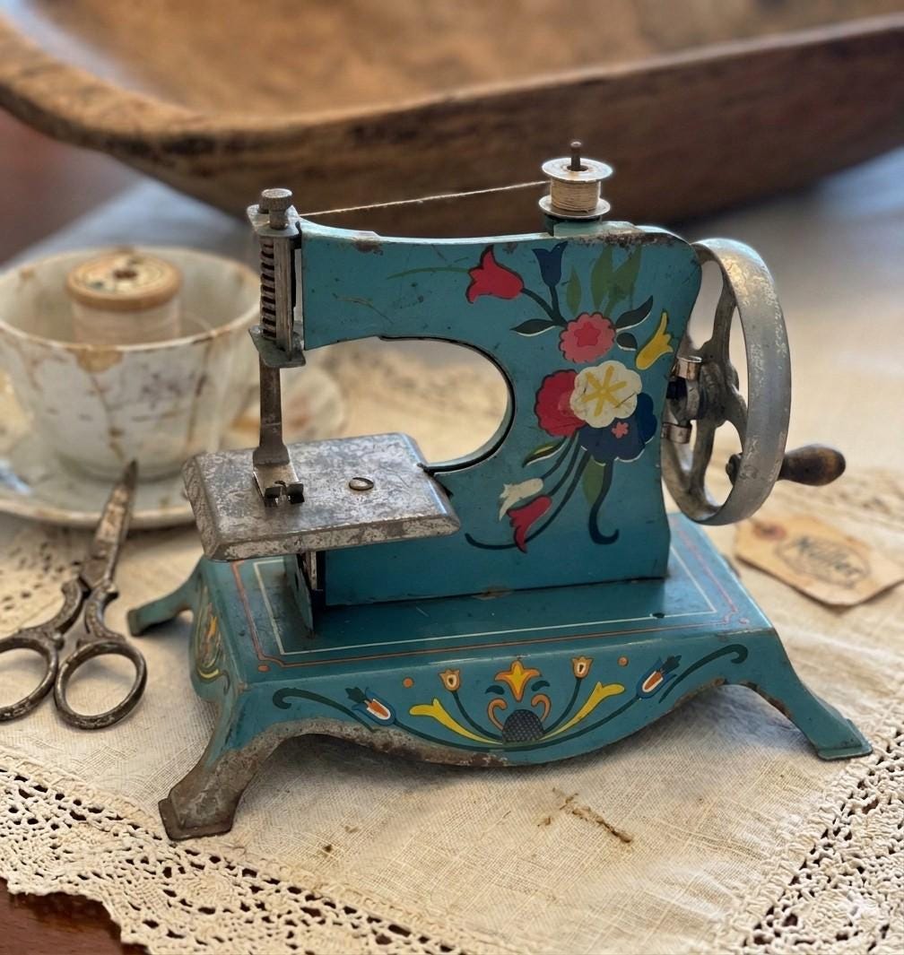 Antique German Sewing Machine - Etsy