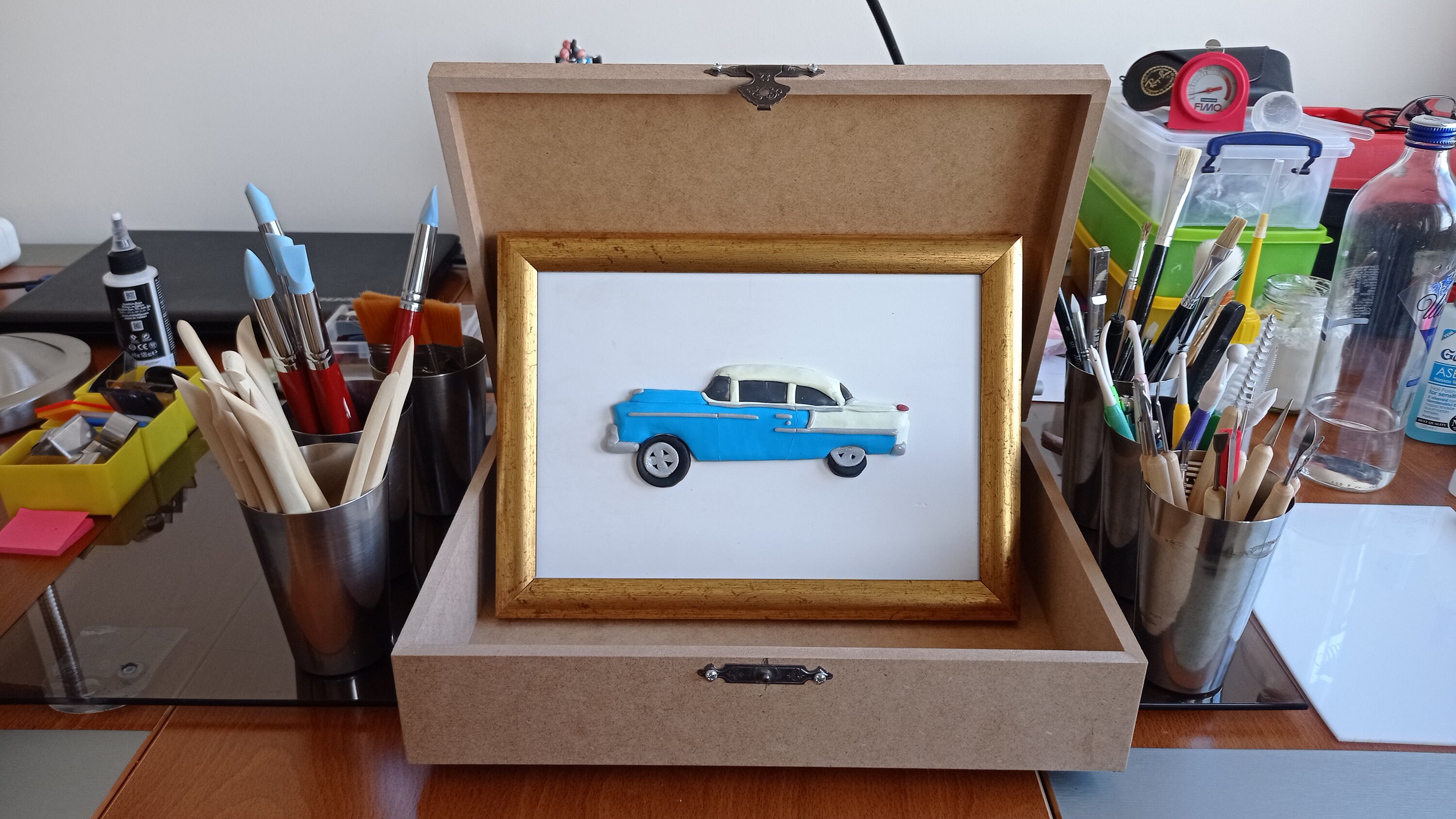 Classic Car Wall Hanging Man Cave Gift Car Portrait Etsy UK