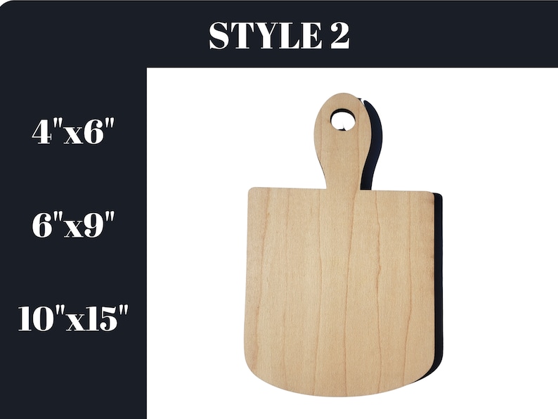 Cutting Board Wood Blank Cutouts for Crafting Multiple Sizes Etsy