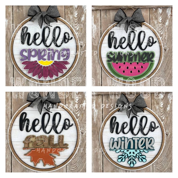 Fall Wooden Door Hangers - Etsy