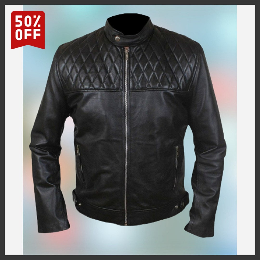 Mens Leather Jacket Genuine Lambskin Leather Real Leather - Etsy