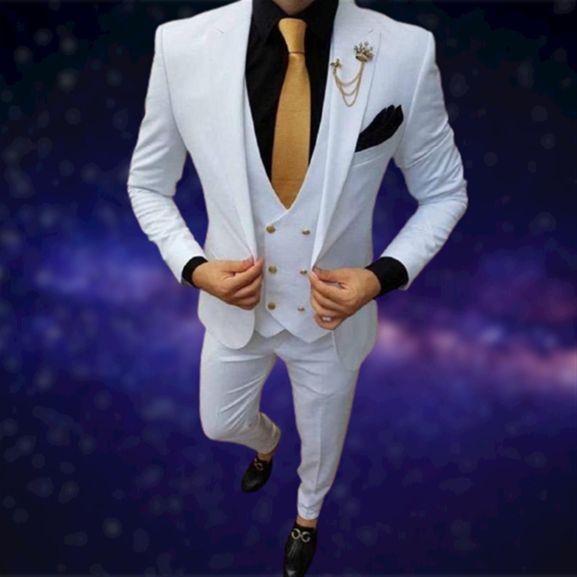 Coat Pant White Colour