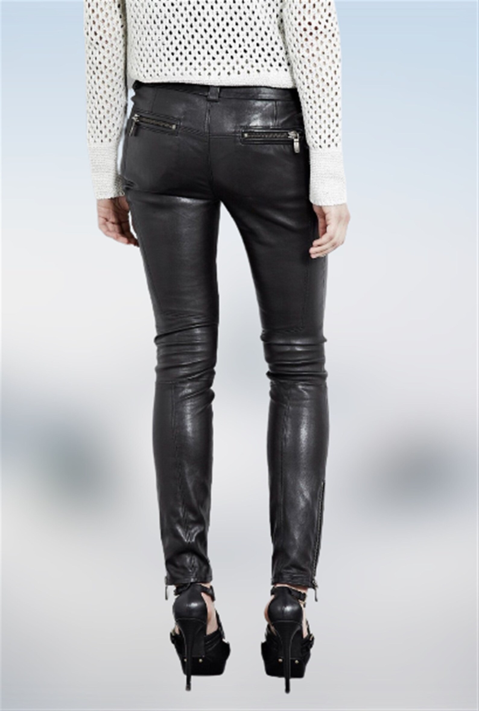 Women Leather Pant Genuine Soft Lambskin Sheep Leather Party - Etsy