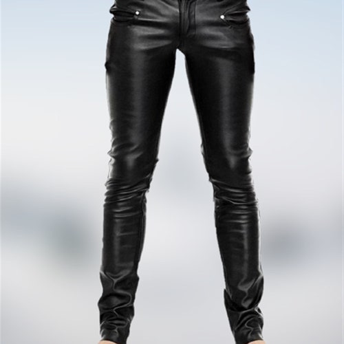 Genuine Sheep Skin Leather Pants Mens Real Leather Pants Skin - Etsy