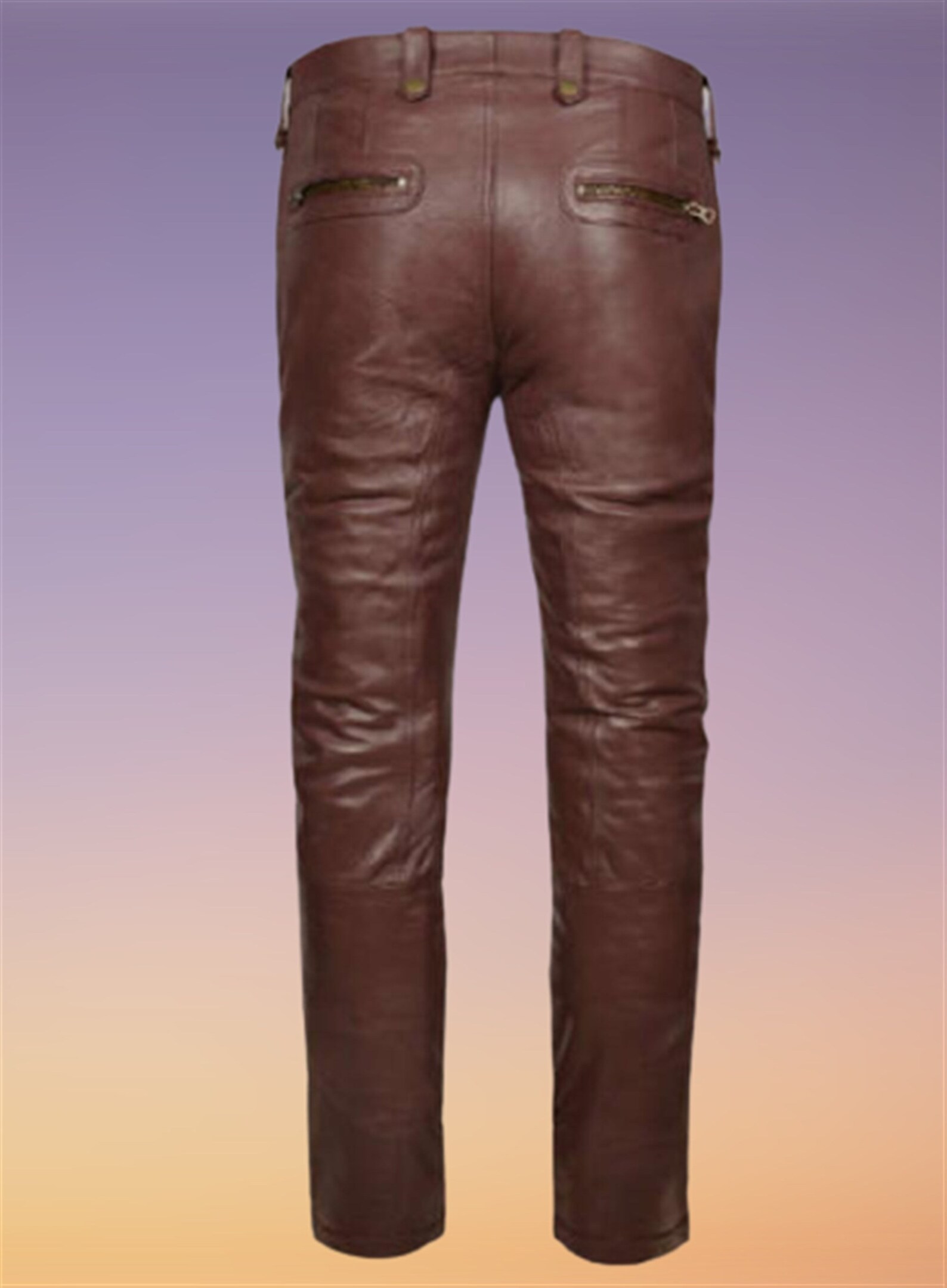 Mens Leather Genuine Lamb Skin Sheep Leather Party Pants Real Etsy