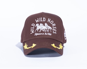 Wild Horses Brown Reference Snapback Brand New