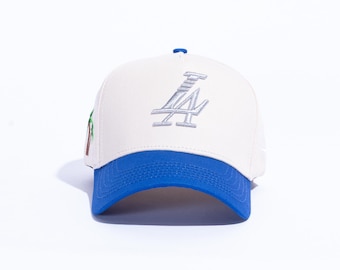 Reference LA Snapback Brand New Cream/Blue/Silver