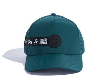 Aqualite Water-Resistant Reference Athletic Hat (Ocean Green)