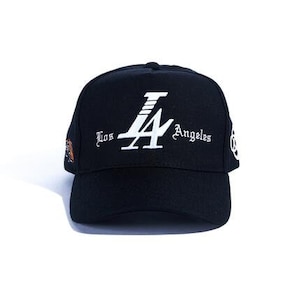 Référence LA Snapback style « Kill The Hype » vieil anglais, noir, taille unique