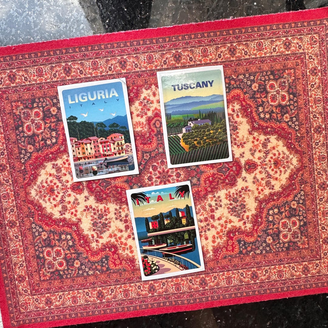 Italian Riviera Sticker Italian Riviera Sticker Set – Tuscany & Liguria Travel Stickers 3 Pack ...