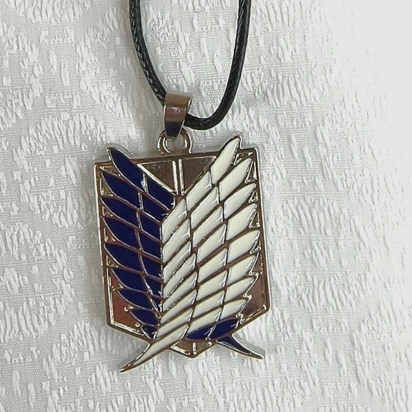 Freedom wing Necklace AOT necklace Titan Japanese Necklace Anime Necklace Anime Style investigation team
