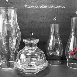 Vintage Glass Globe Shades for Lamp and Candle