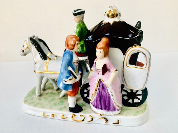 ハンドメイドko Vintage CDC Handmade Rokoko 1720-80 Porcelain Figurine Man
