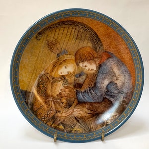 Vintage Collector Plate 1983 Limited Edition Plate by Kongszelt Bavaria “ The Music “ Collector Plate.
