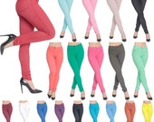 Womens High Waist Jeggings Jeans Slim Fit Skinny Ladies Leggings Pants Strech