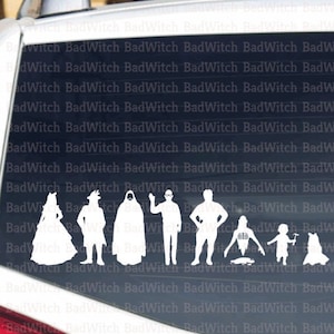 WWDITS Car Family Decal What We Do in The Shadows Inspired Nadja Laszlo Nandor Colin Robinson Guillermo Doll Baron Bumper Window Sticker