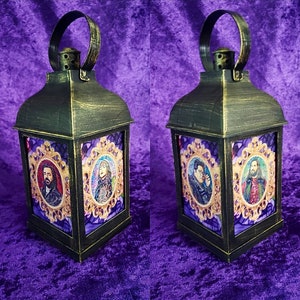Four-sided What We Do in the Shadows Inspired Lantern Night Light: Nadja, Laszlo, Nandor, Guillermo WWDITS