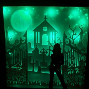 Buffy the Vampire Slayer inspired LED color-changing night light