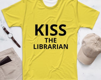 BTVS Spike Inspired Kiss the Librarian Yellow Mug Shirt