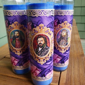 Laszlo What We Do in the Shadows Inspired Prayer Candle - wwdits