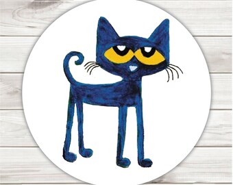 Pete The Cat Sticker Etsy