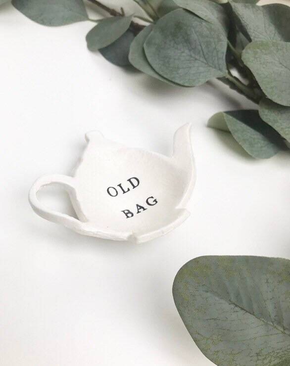 Handmade Clay Tea Bag Dish/holder/tidy old Bag Etsy