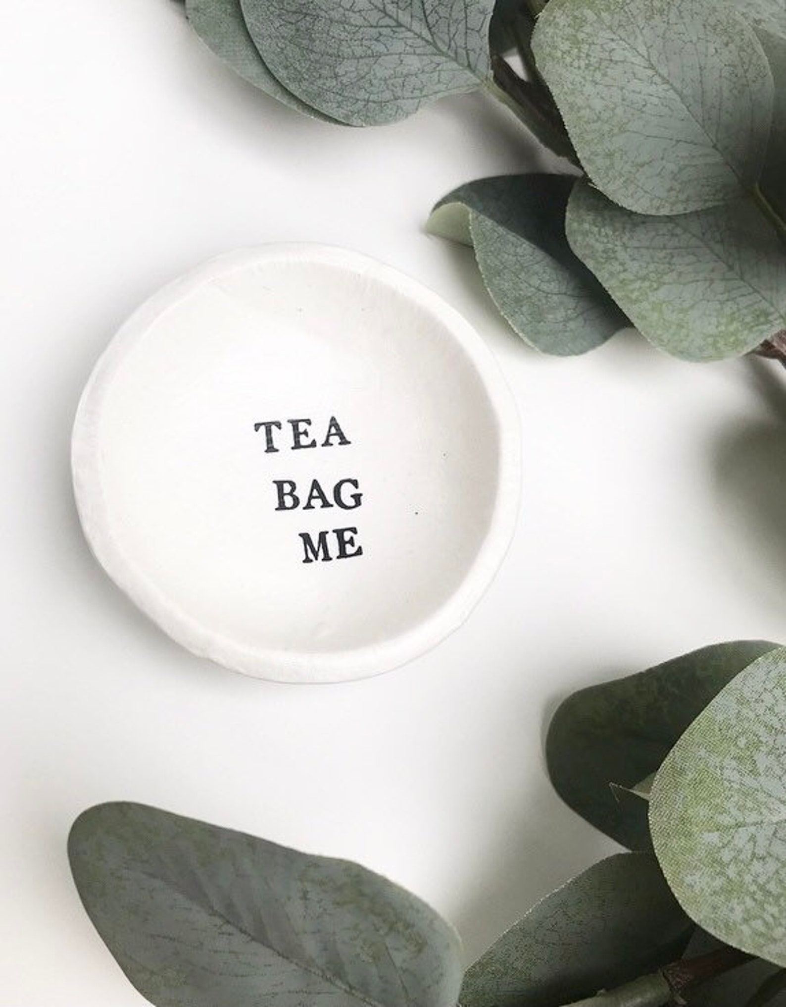 Handmade Clay Tea Bag Dish/holder/tidy tea Bag Me Funny Homeware Gift Etsy UK