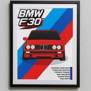 BMW E30 wall art