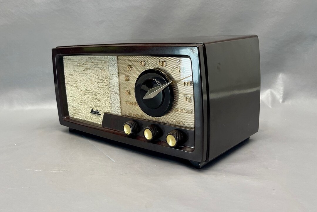 1954 Arvin Bakelite Case Radio. Restored and Working Mid - Etsy