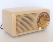 1954 Philco Radio Restored and Working. Iconic Styling FREE Shipping Vintage Radio Mid Century Radio Tube Radio