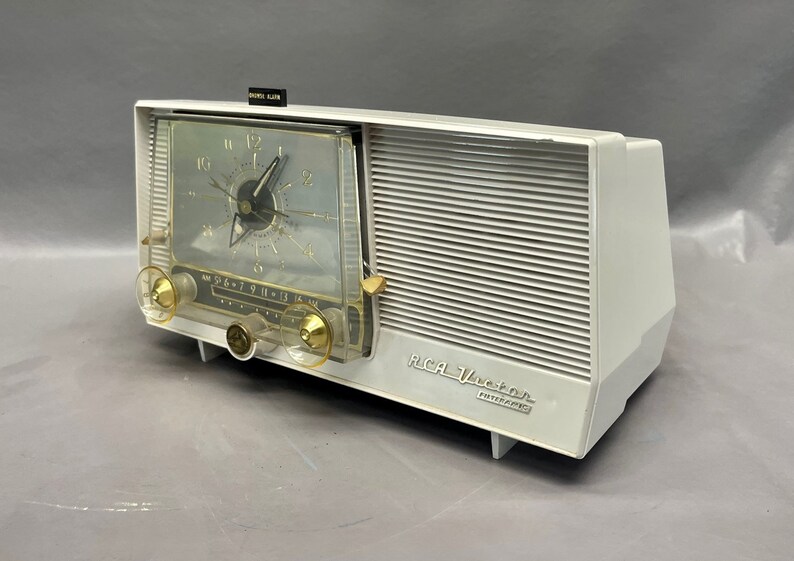 1959 RCA Clock Radio. Restored and Working. FREE Shipping Etsy