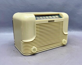 1948 Garod Mid Century Radio Model 5A4.  Beautiful and Restored! Free Shipping! Vintage Radio Tube Radio