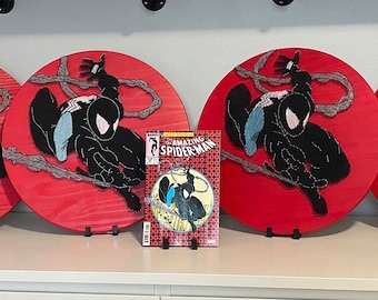 Amazing Spider-Man 300 String Art Cover Homage : Custom Handmade piece